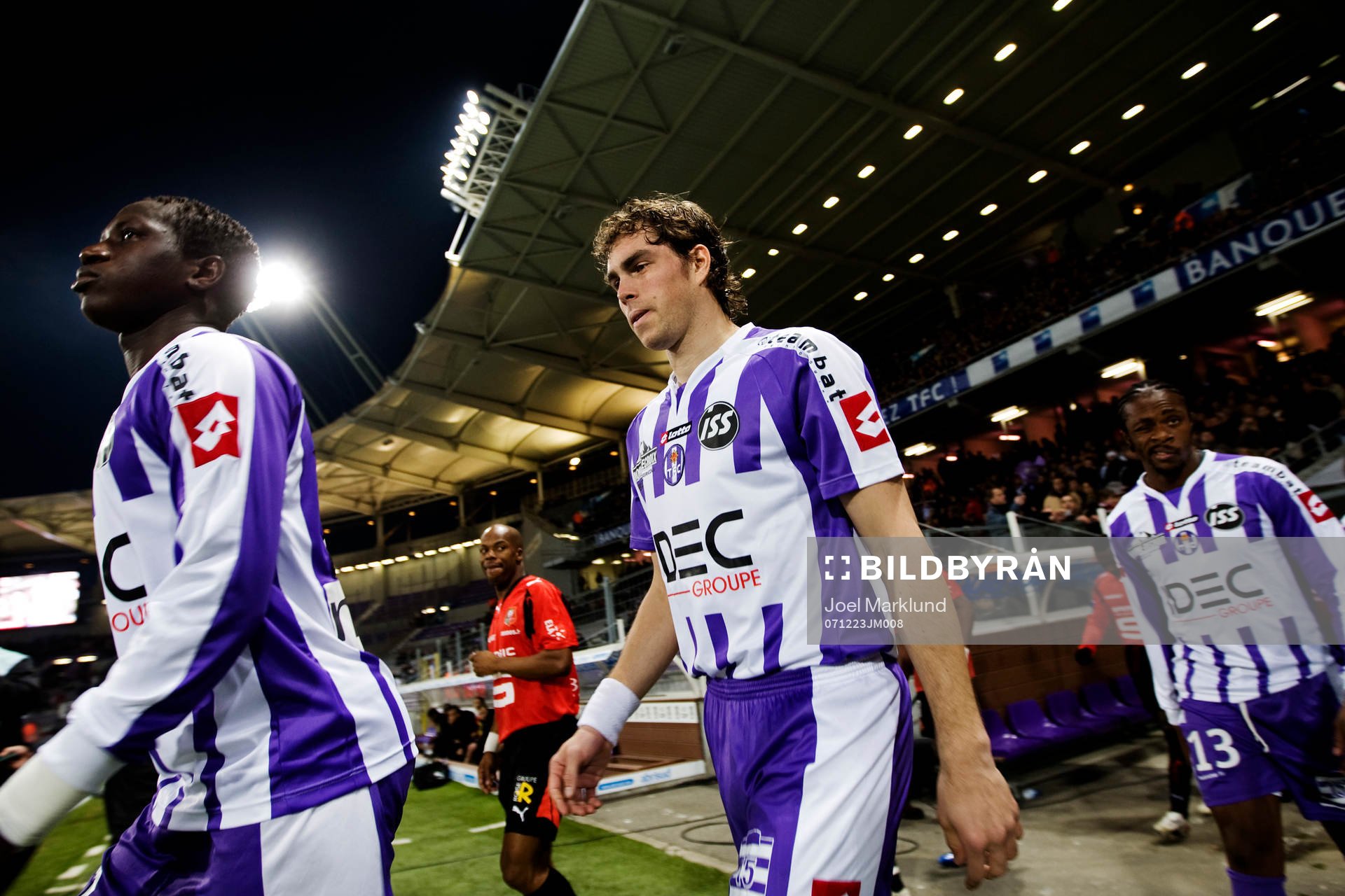 Johan Elmander, Toulouse. Entré, inmarsch