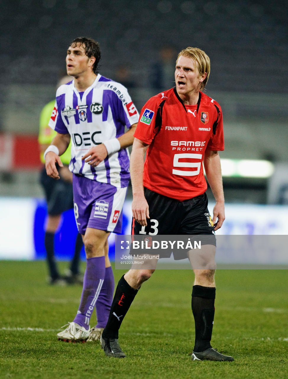 Johan Elmander, Toulouse, och Petter Hansson, Rennes