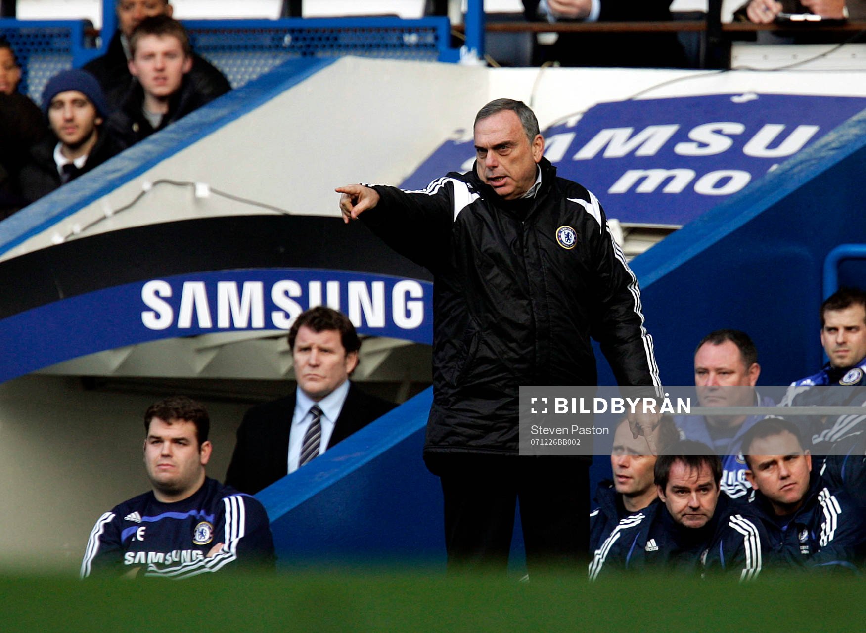  Avram Grant, tränare, Chelsea.