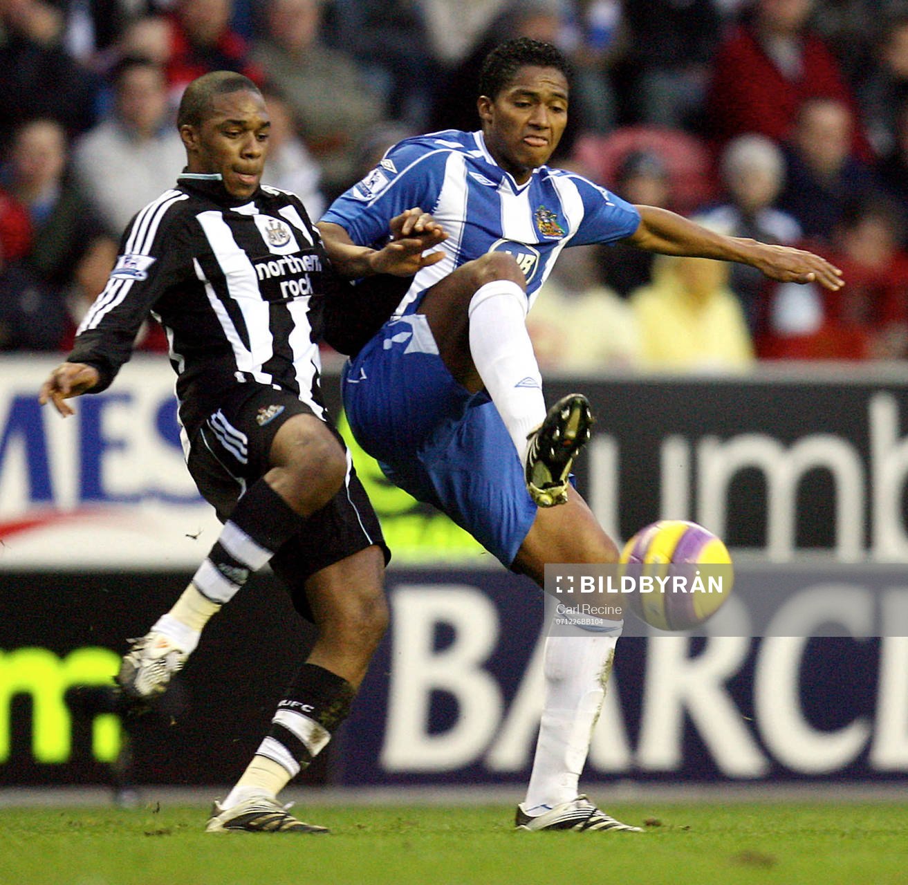 Fotboll, engelsk, Premier League, Wigan Athletic -