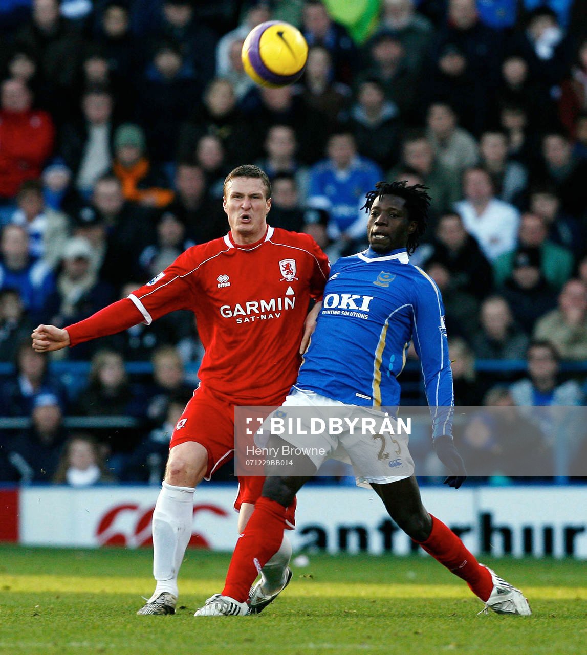 Fotboll, engelsk, Premier League, Portsmouth -