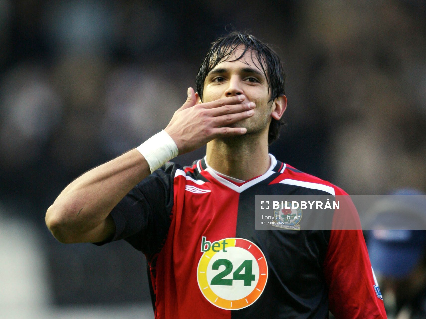 Fotboll, engelsk, Premier League, Derby County -Blackburn