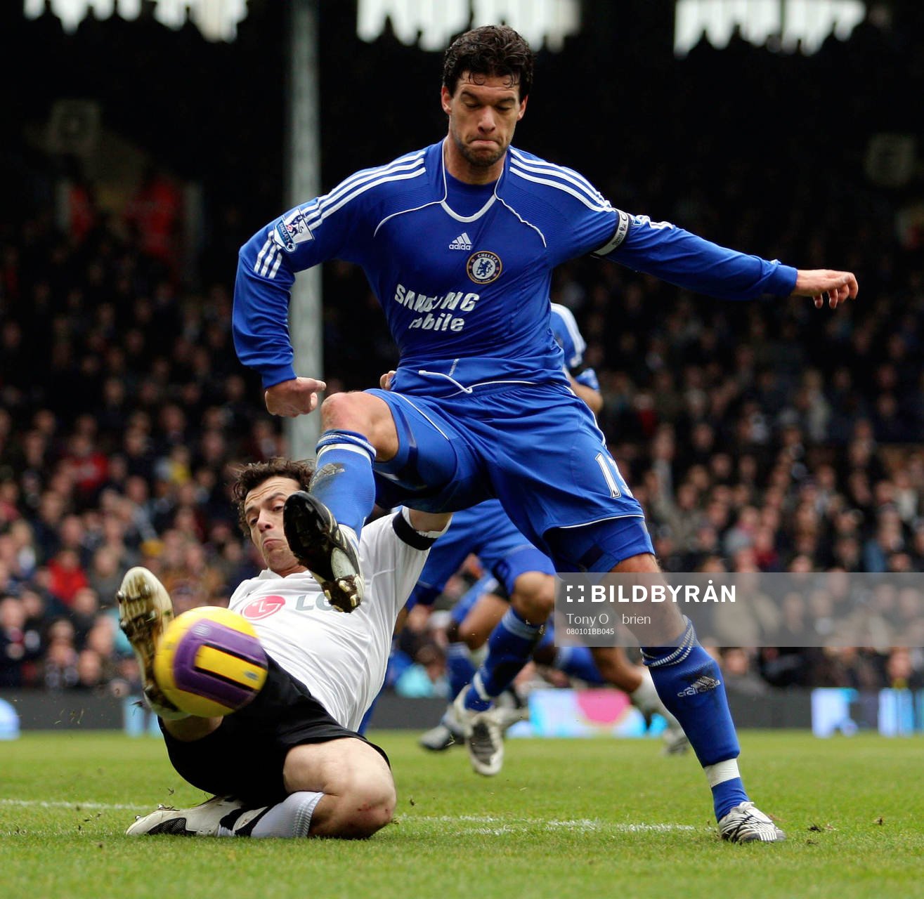 Simon Davies, Fulham och Michael Ballack, Chelsea
