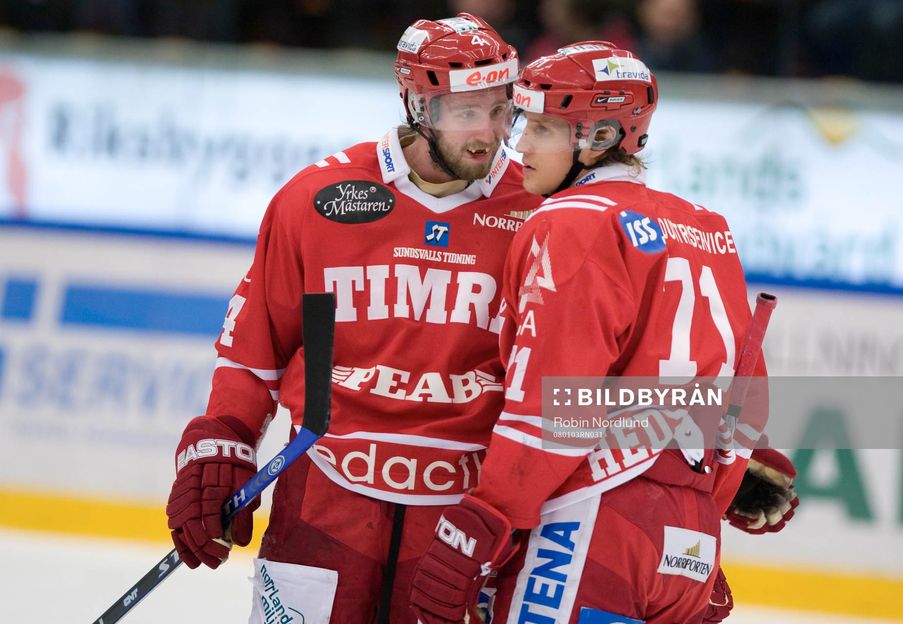 Robin Jonsson och Jonathan Hedström, Timrå