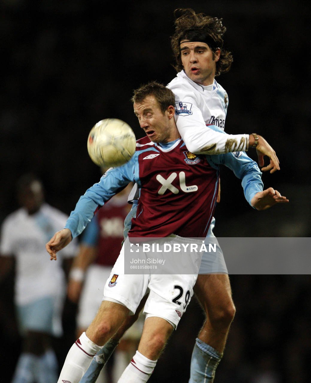  Lee Bowyer, West Ham och Vedran Corluka, Manchester