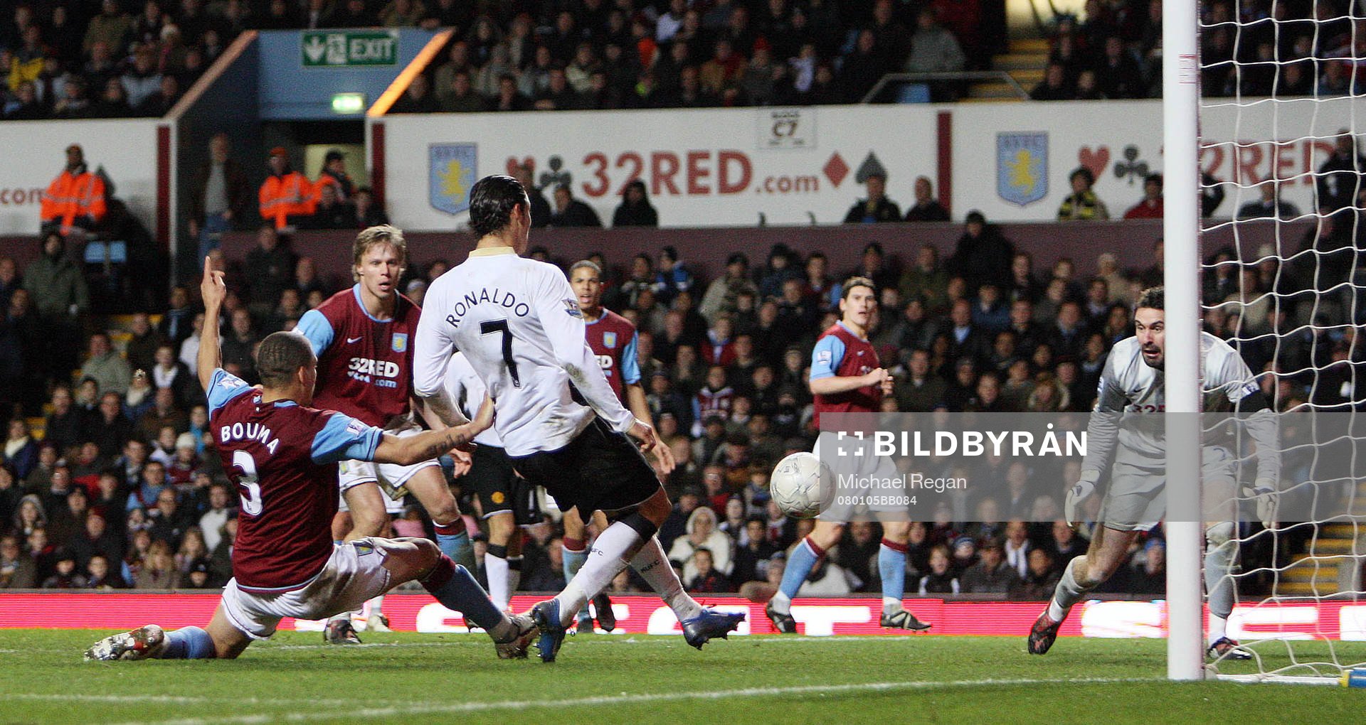 Fotboll, FA Cupen (Engelsk Cup) Aston Villa v Manchester