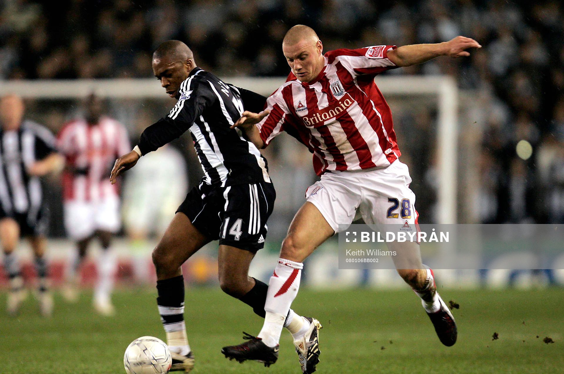 Charles N'Zogbia, Newcastle och Andy Wilkinson, Stoke