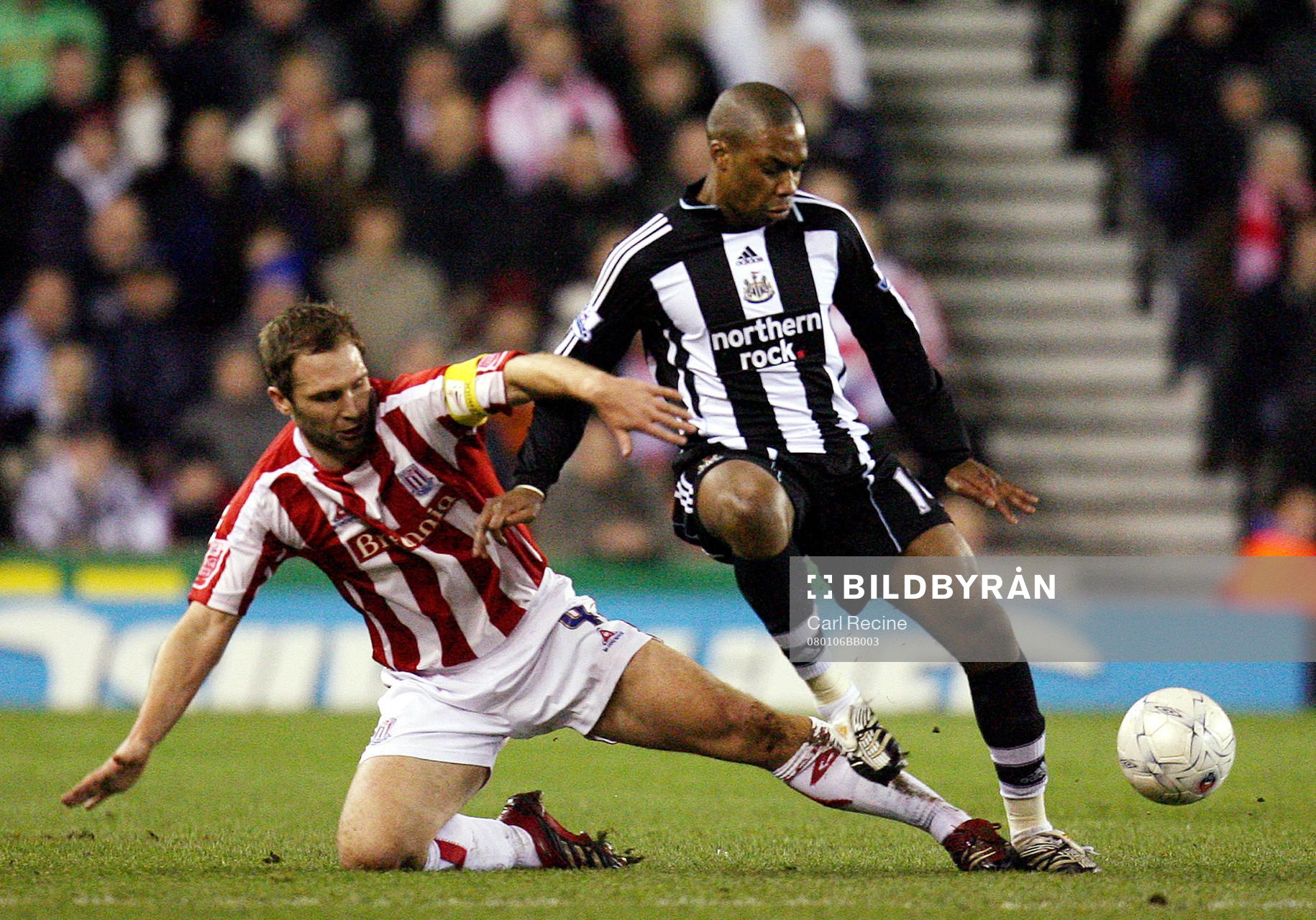 Charles N'Zogbia, Newcastle och John Eustace, Stoke