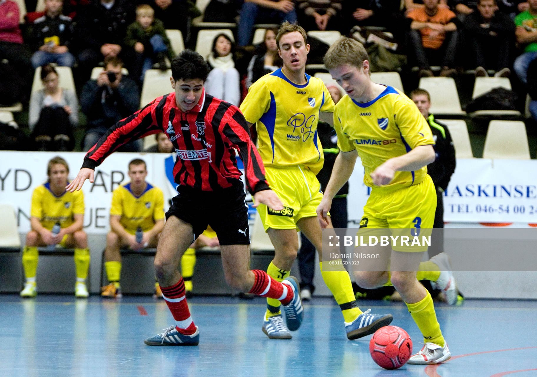 Joakim Svensson, IFk Malmö och Adil Adluni, Eslöv