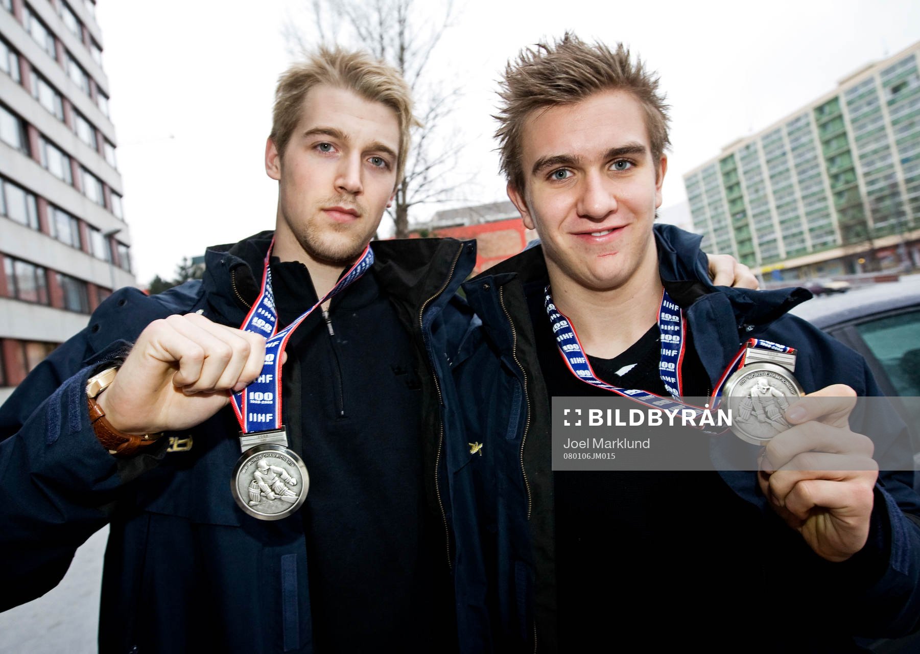 Sverige, Junior, VM. Patrik Berglund och Mikael Backlund