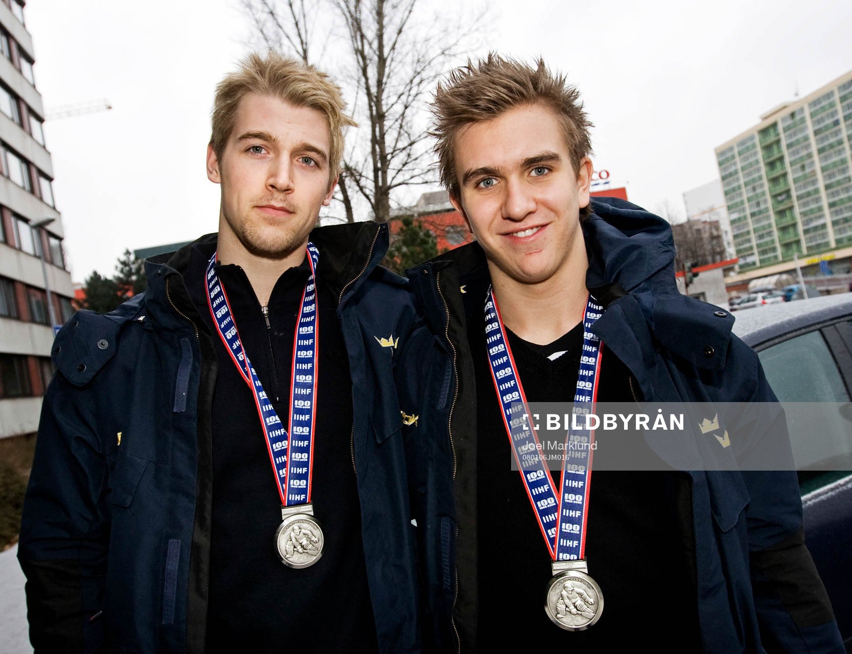Sverige, Junior, VM. Patrik Berglund och Mikael Backlund