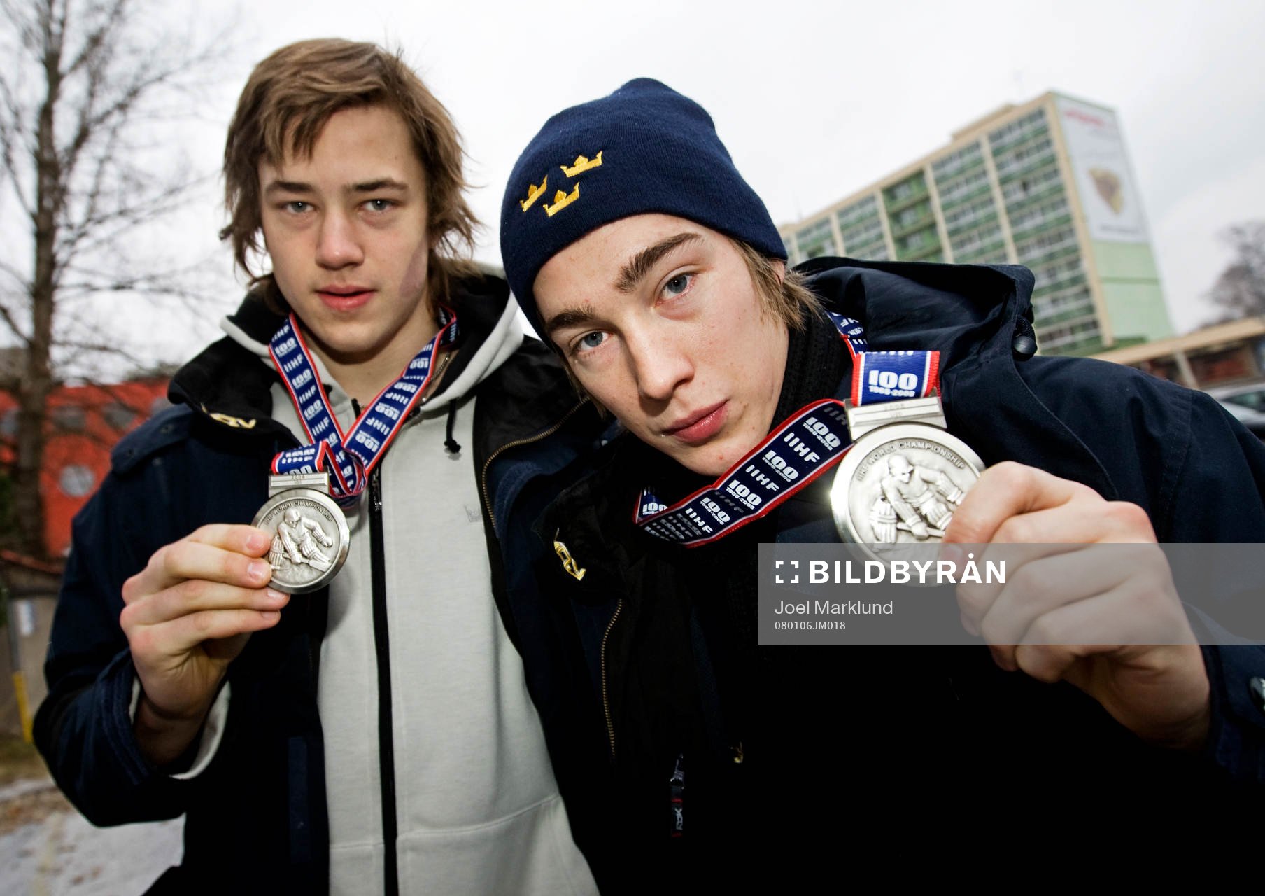 Sverige, Junior, VM. Victor Hedman och Tobias Forsberg