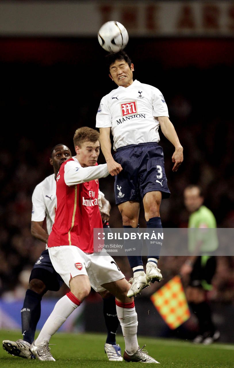 Lee Young Pyo, Tottenham och Nicklas Bendtner, Arsenal