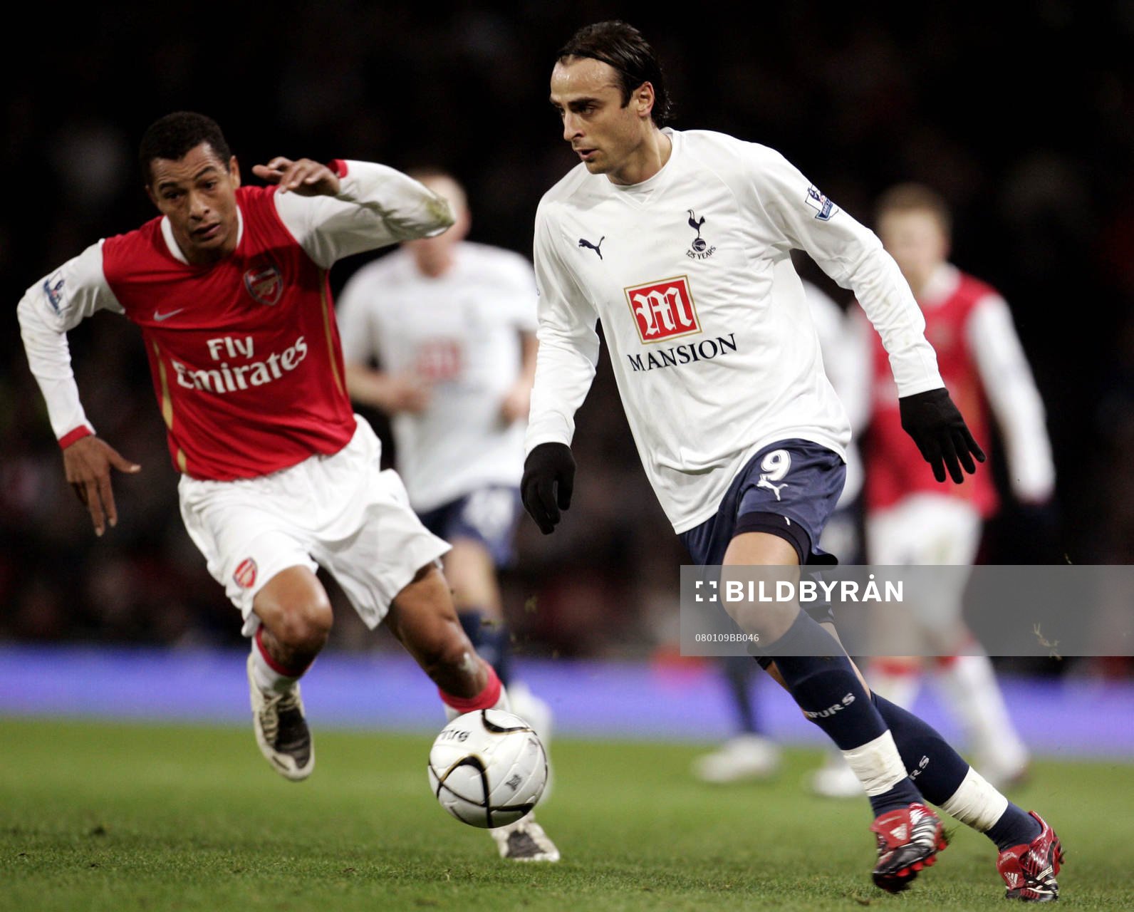 Gilberto Silva, Arsenal och Dimitar Berbatov, Tottenham