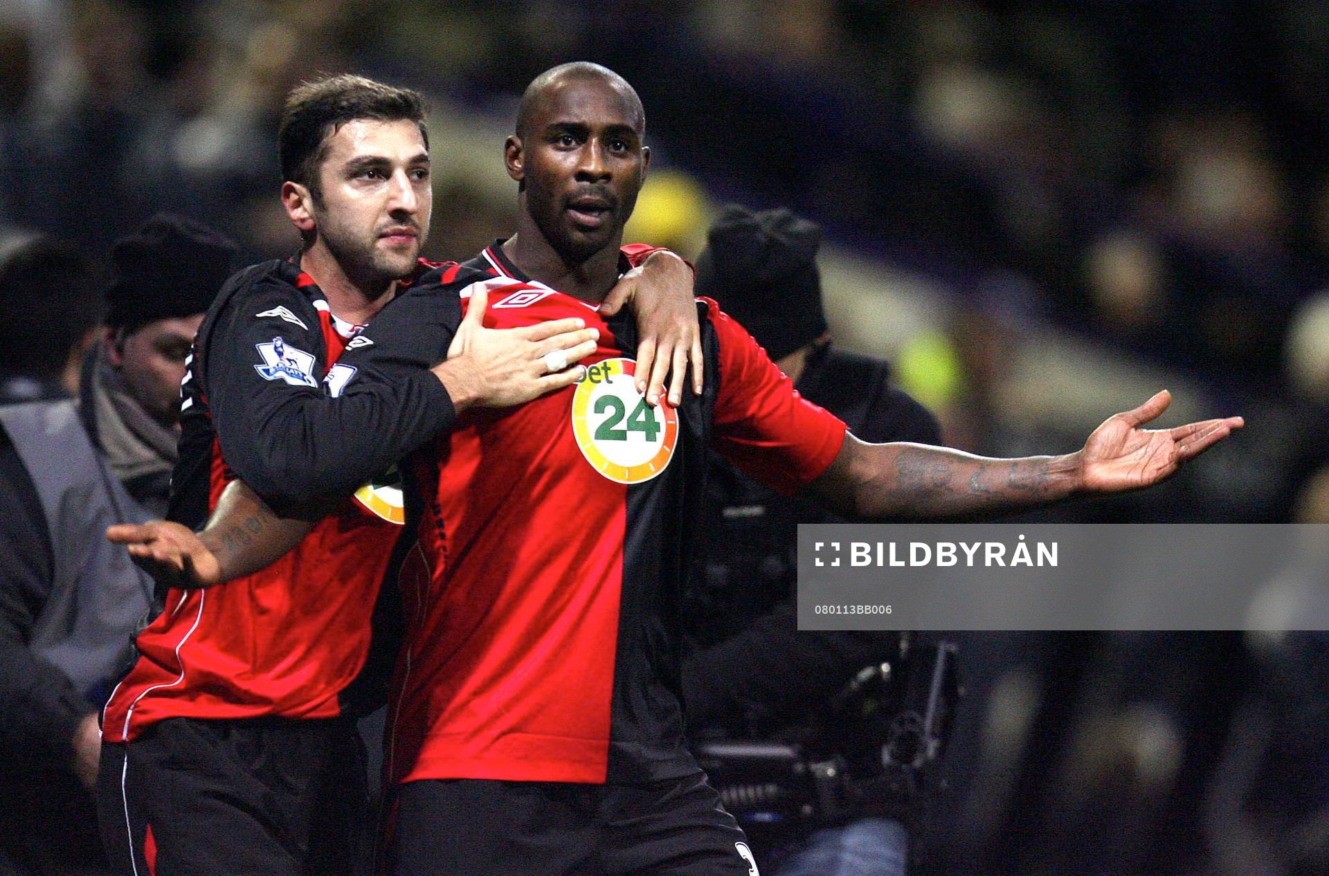 Jason Roberts och Zurab Khizanishvili, Blackburn, jubel