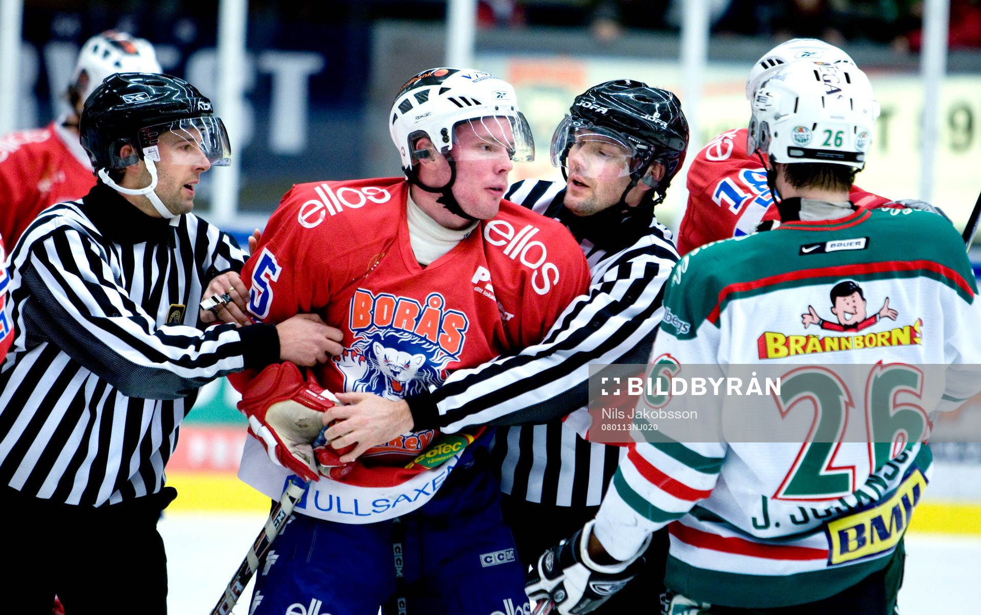 Markus Karlsson, Borås, slagsmål, fight, linjedomare,