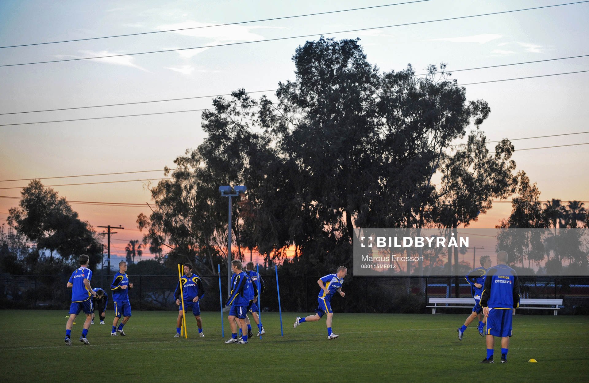 Fotboll, Landslag, Sverige A, träning