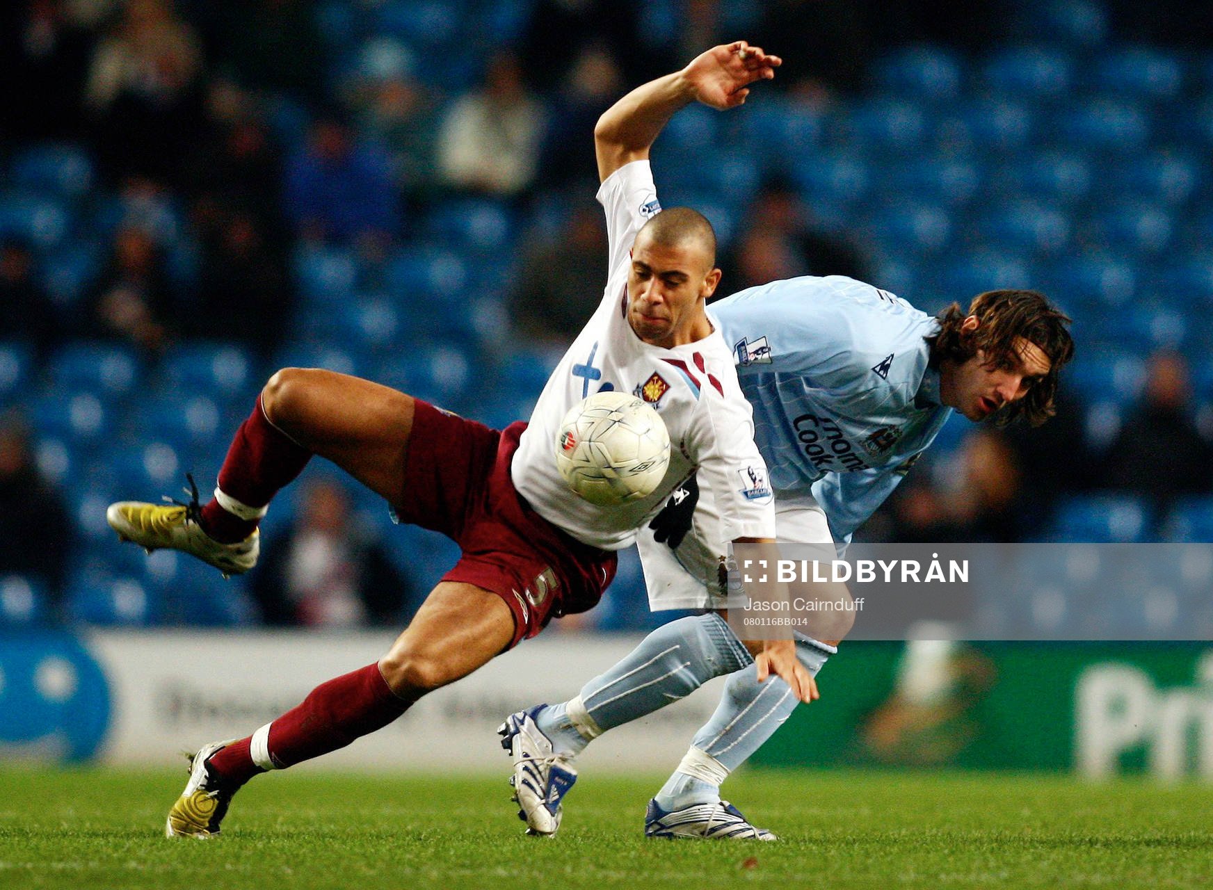  Anton Ferdinand, West Ham och Vedran Corluka, Manchester City.