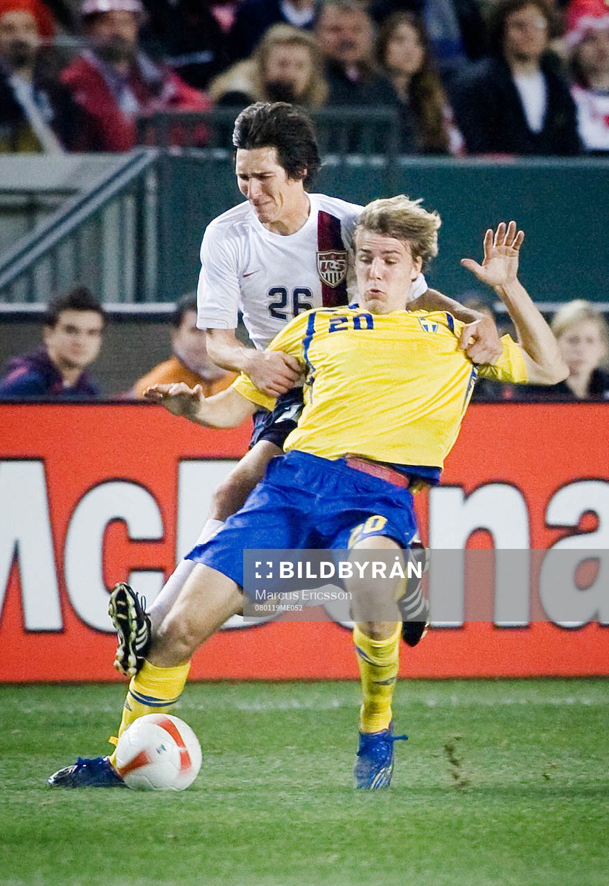 Johan Oremo och Sacha Kljestan, USA
