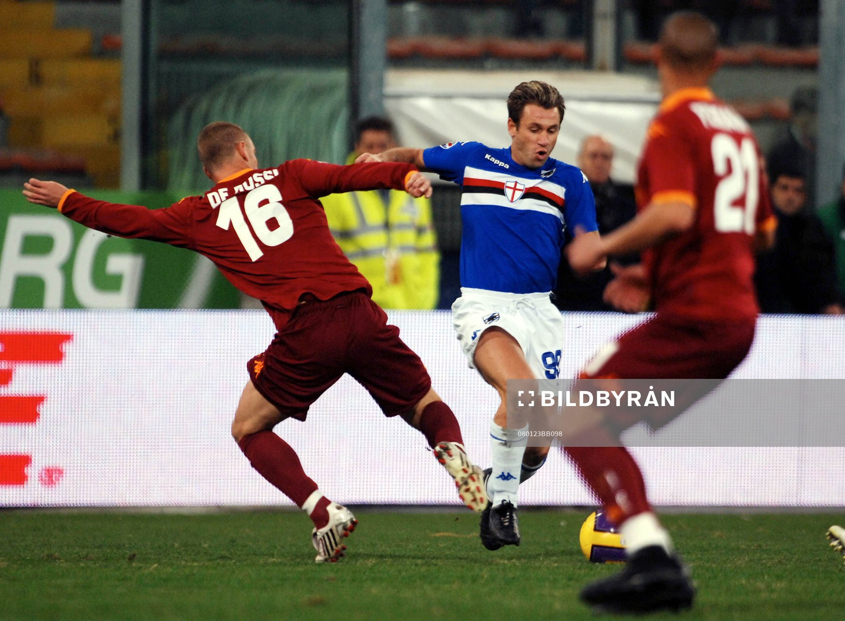 Cassano och De Rossi