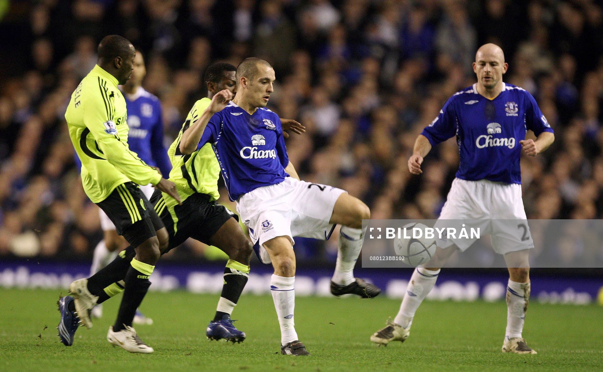 Leon Osman, Everton, Claude Makelele, Chelsea och Shaun