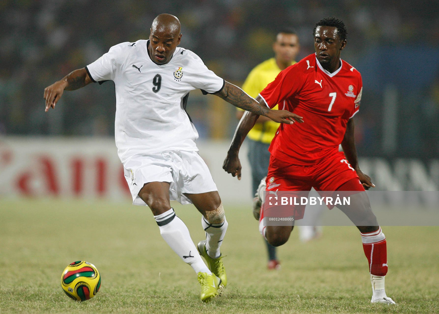 Manuel (Junior) Agogo, Ghana och Collin Benjamin, Namibia