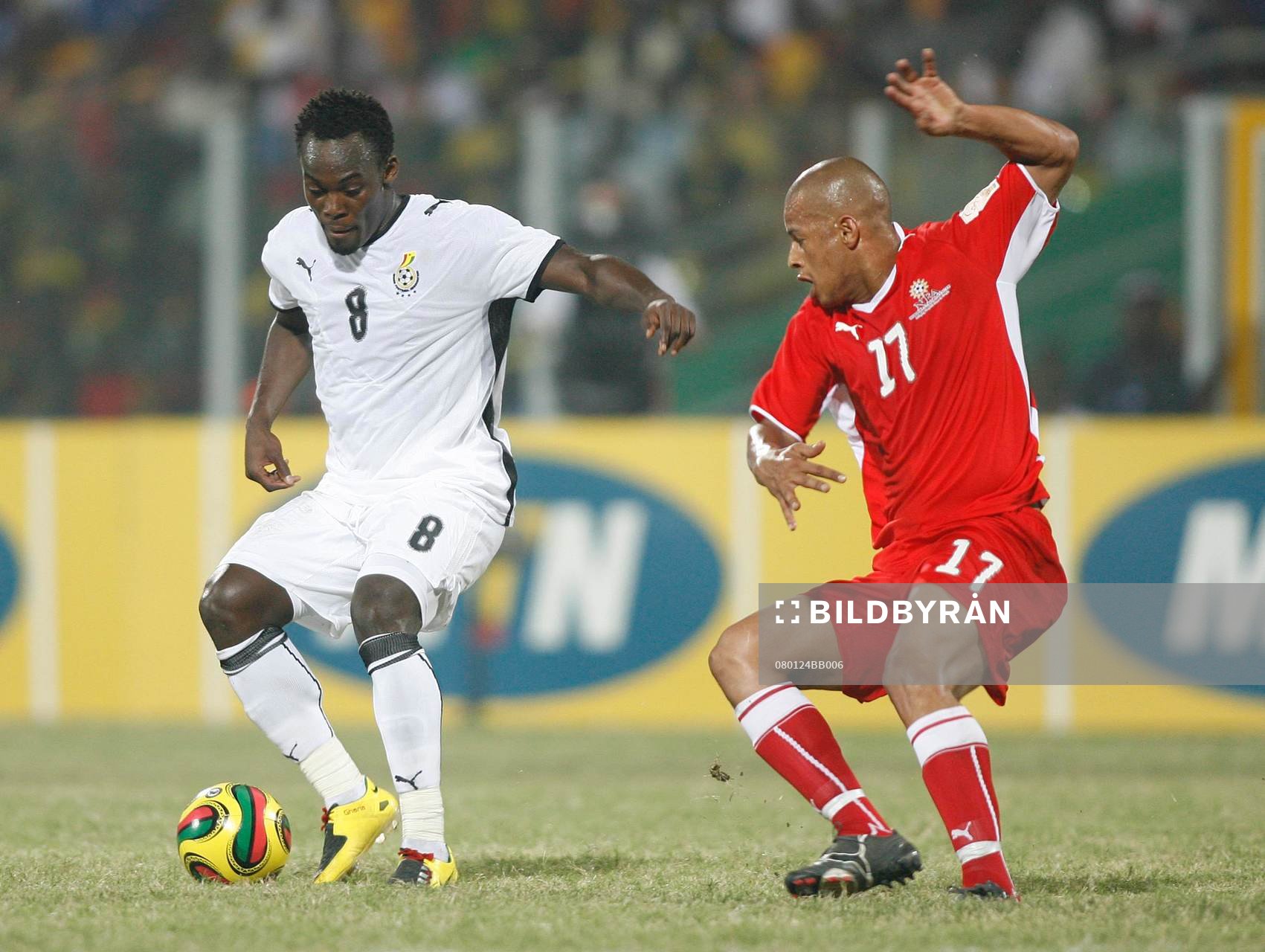 Michael Essien, Ghana och Quinton Norman Jacobs, Namibia