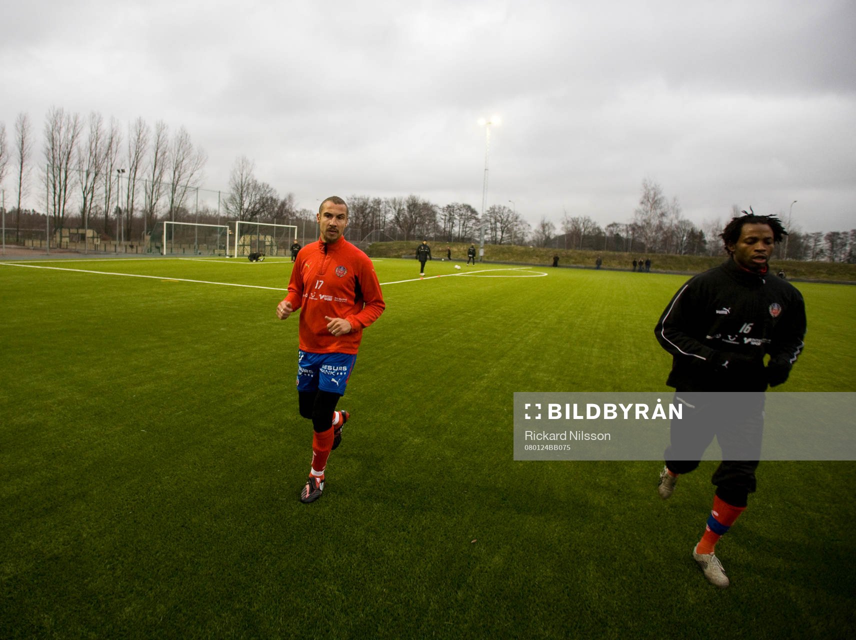 Henrik Larsson och René Makondele, Helsingborg