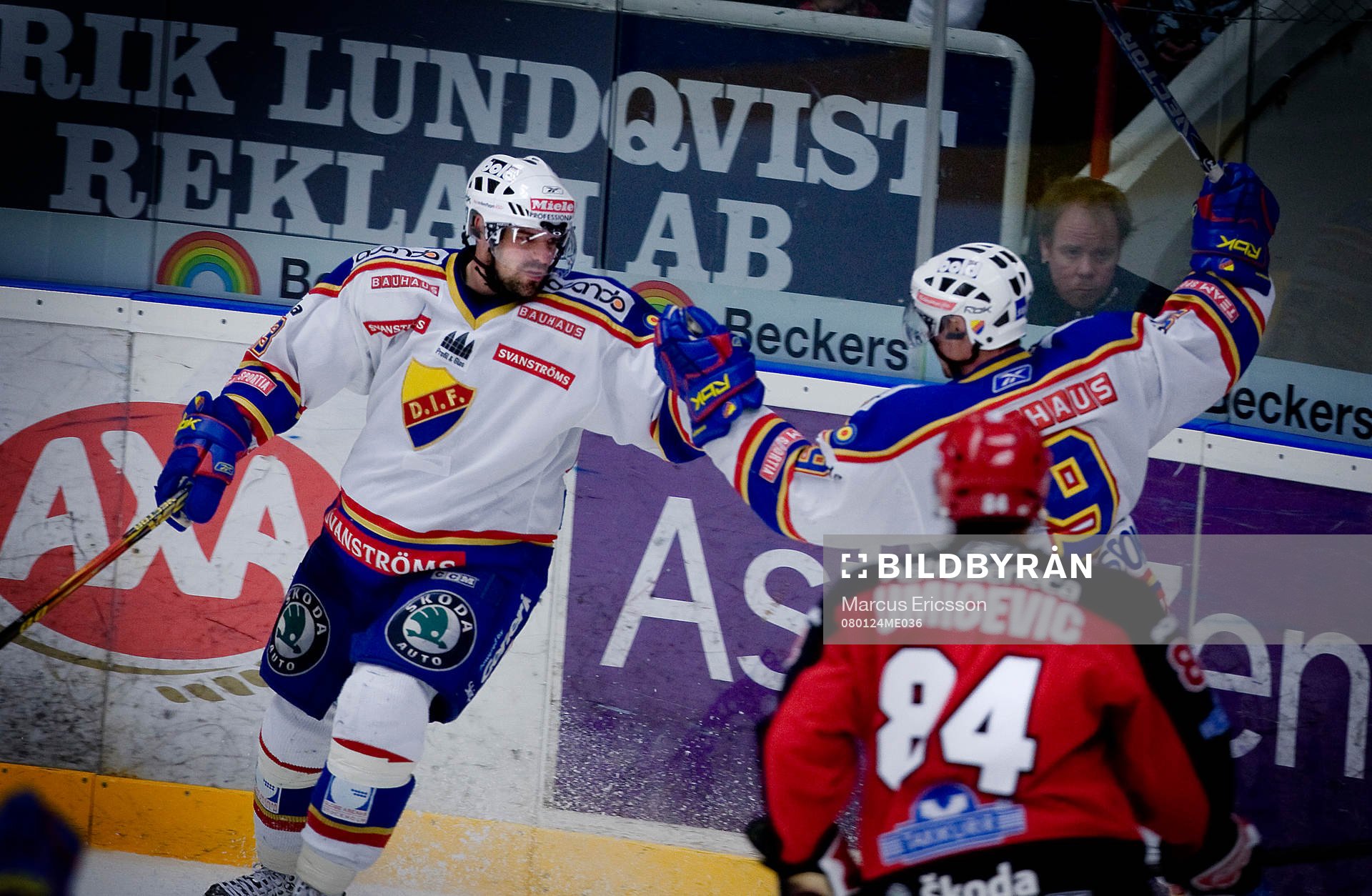 Fredrik Bremberg, Djurgården, och Jimmie Ölvestad,