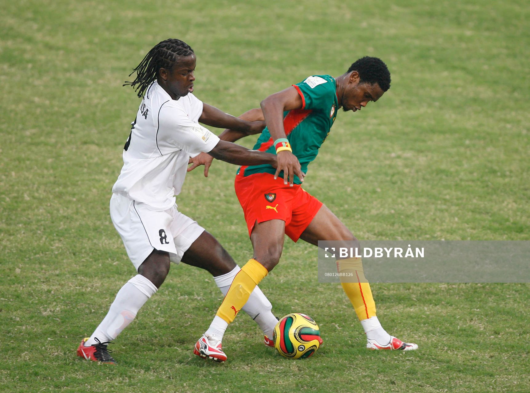 Samuel Eto'o och Isaac Chansa