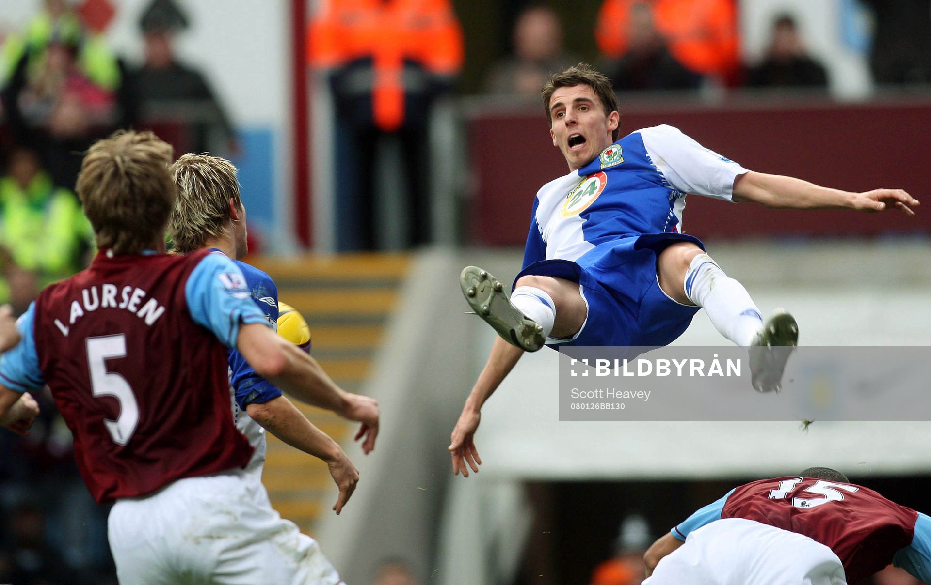 Fotboll, engelsk, Premier League, Aston Villa - Blackburn