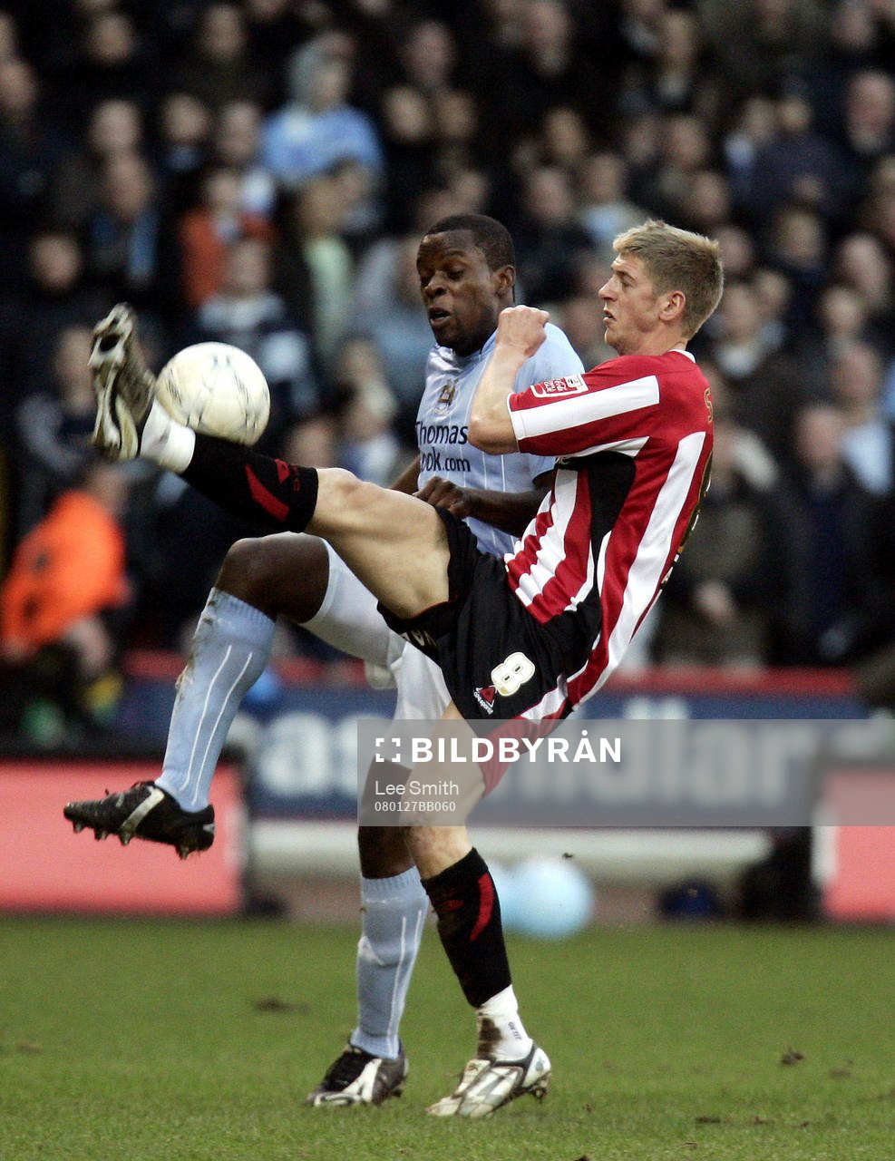 Fotboll, engelsk, FA-cupen, Sheffield United - Manchester