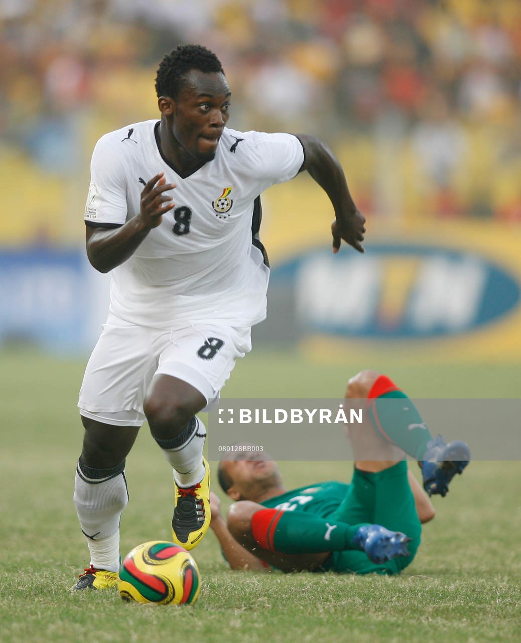 Michael Essien, Ghana och Badr El Kaddouri, Marocko