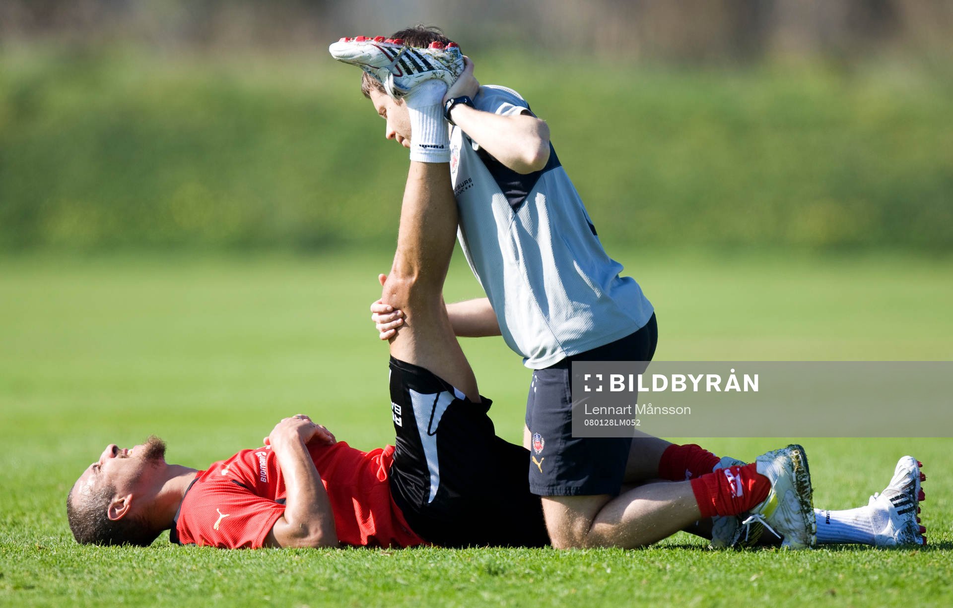 Henrik Larsson. Stretch