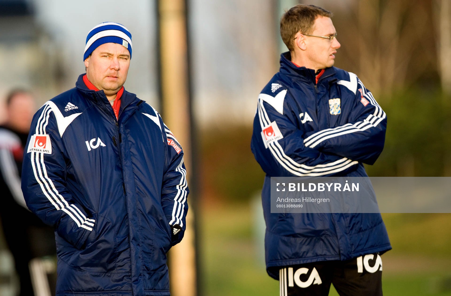 Jonas Olsson och Stefan Rehn, tränare