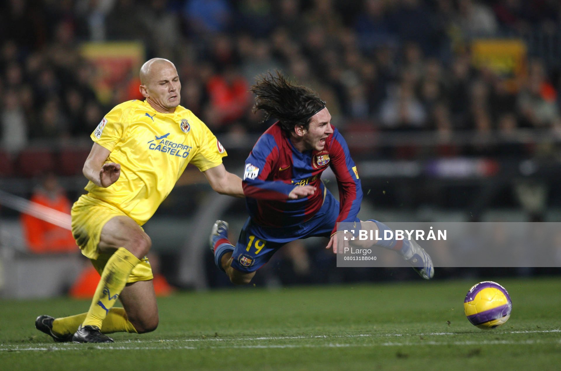 Pascal Cygan och Lionel Messi