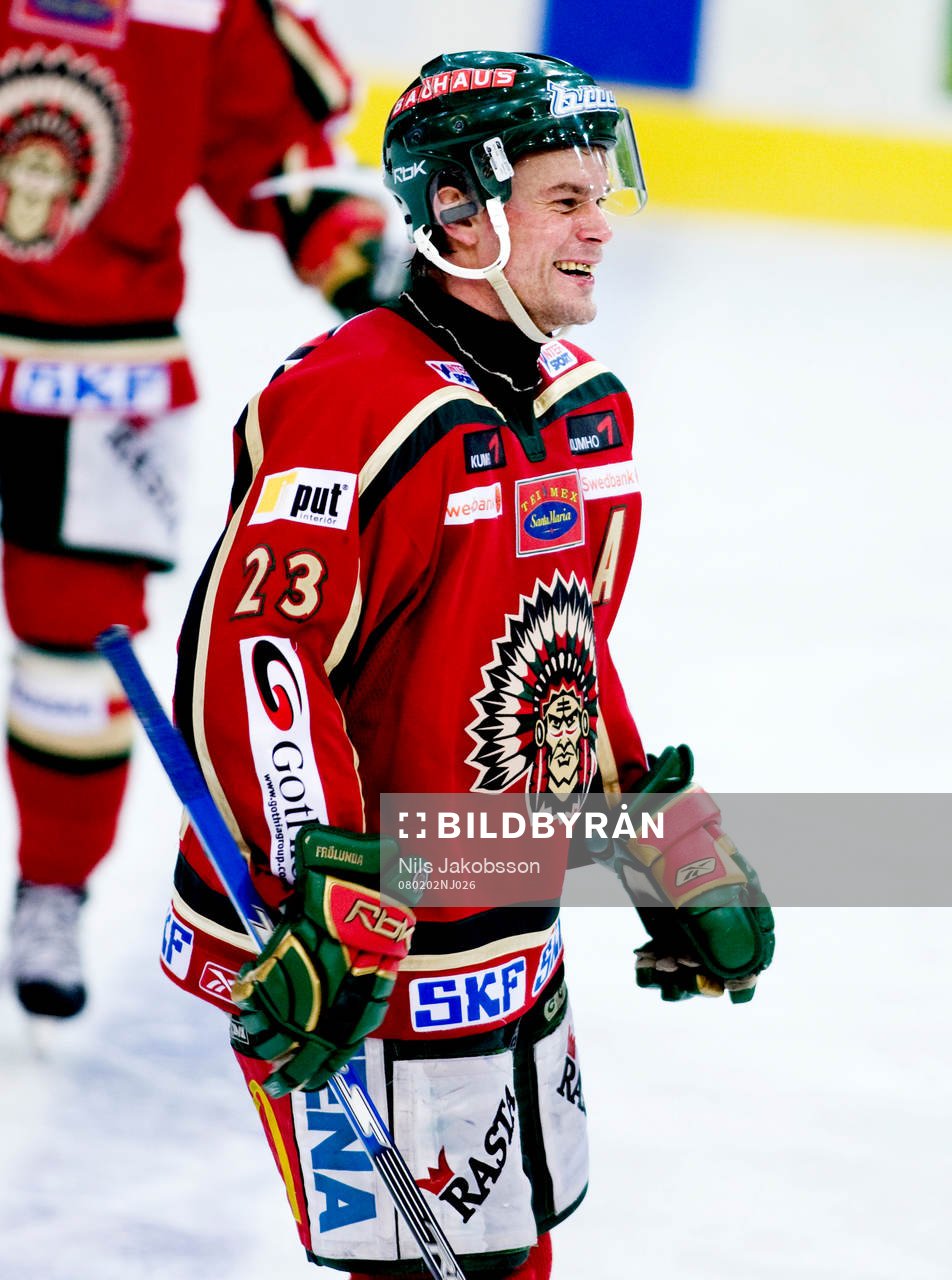Ronnie Sundin,  Frölunda, jubel