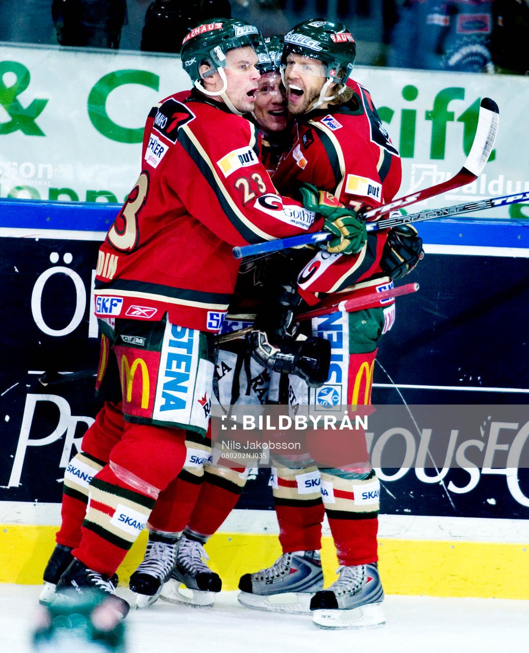 Ronnie Sundin, Niklas Andersson, Tomi Kallio,  Frölunda,