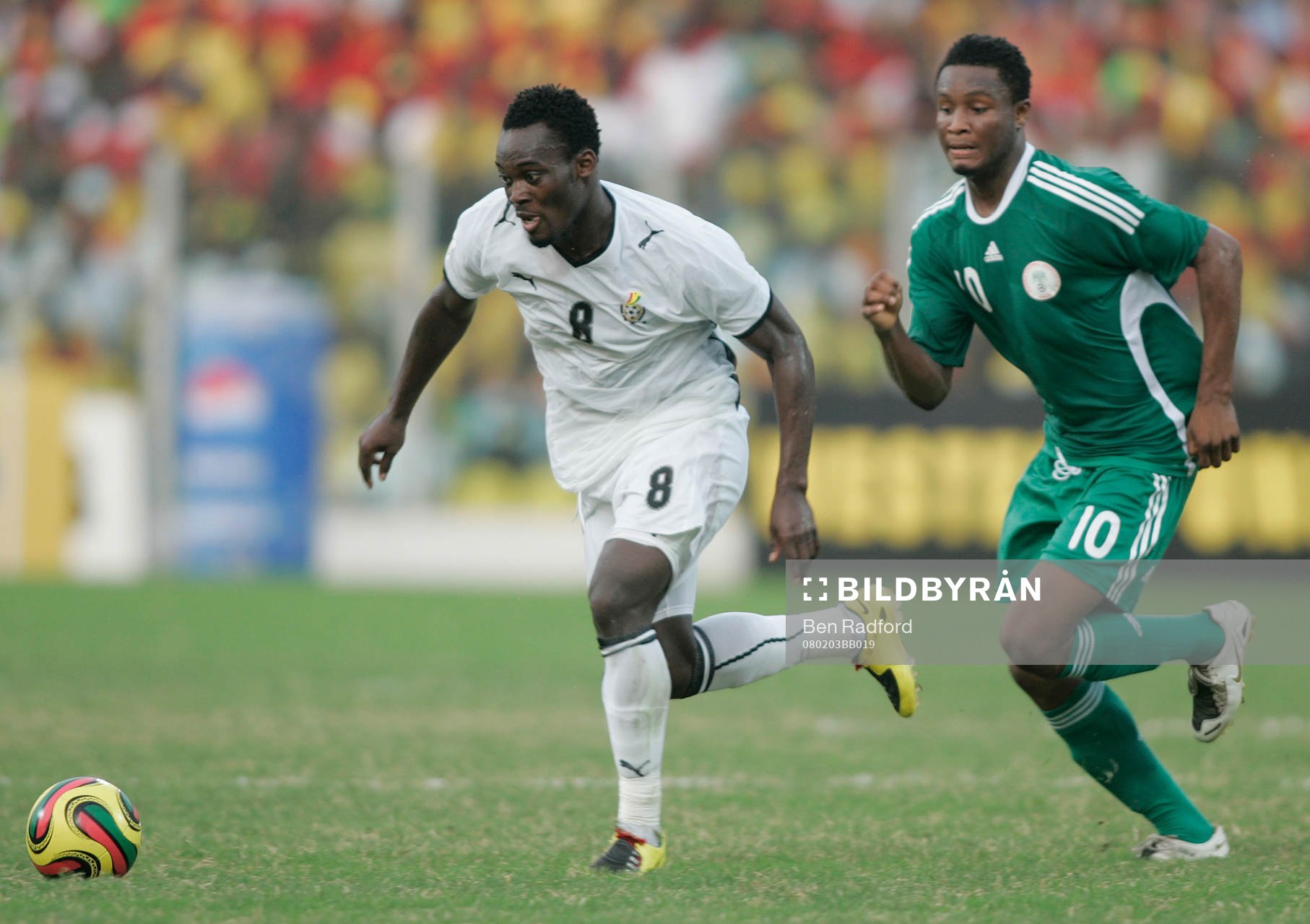 Michael Essien, Ghana och John Obi Mikel, Nigeria