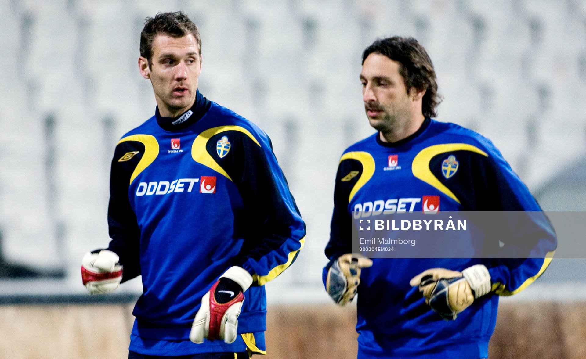 Andreas Isaksson och Rami Shaaban, målvakt