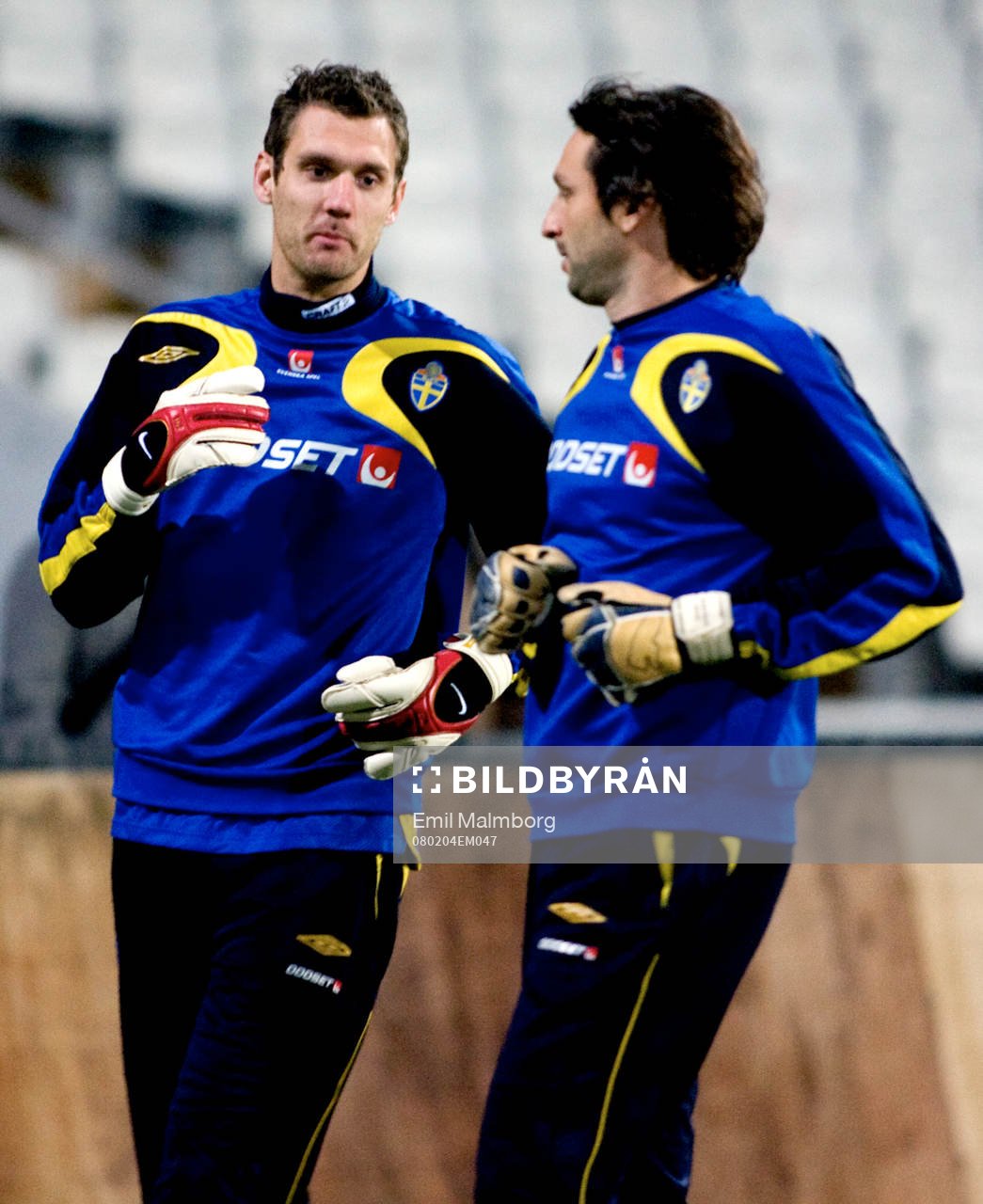 Andreas Isaksson och Rami Shaaban,  målvakt