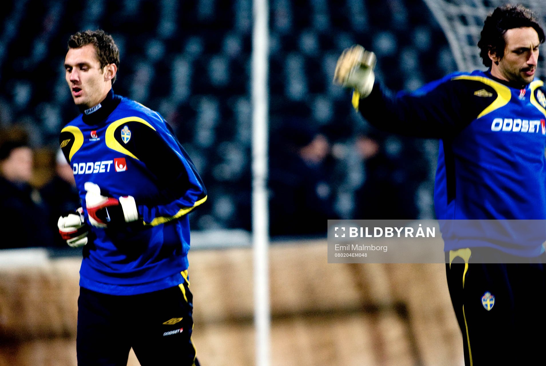 Andreas Isaksson och Rami Shaaban, målvakt