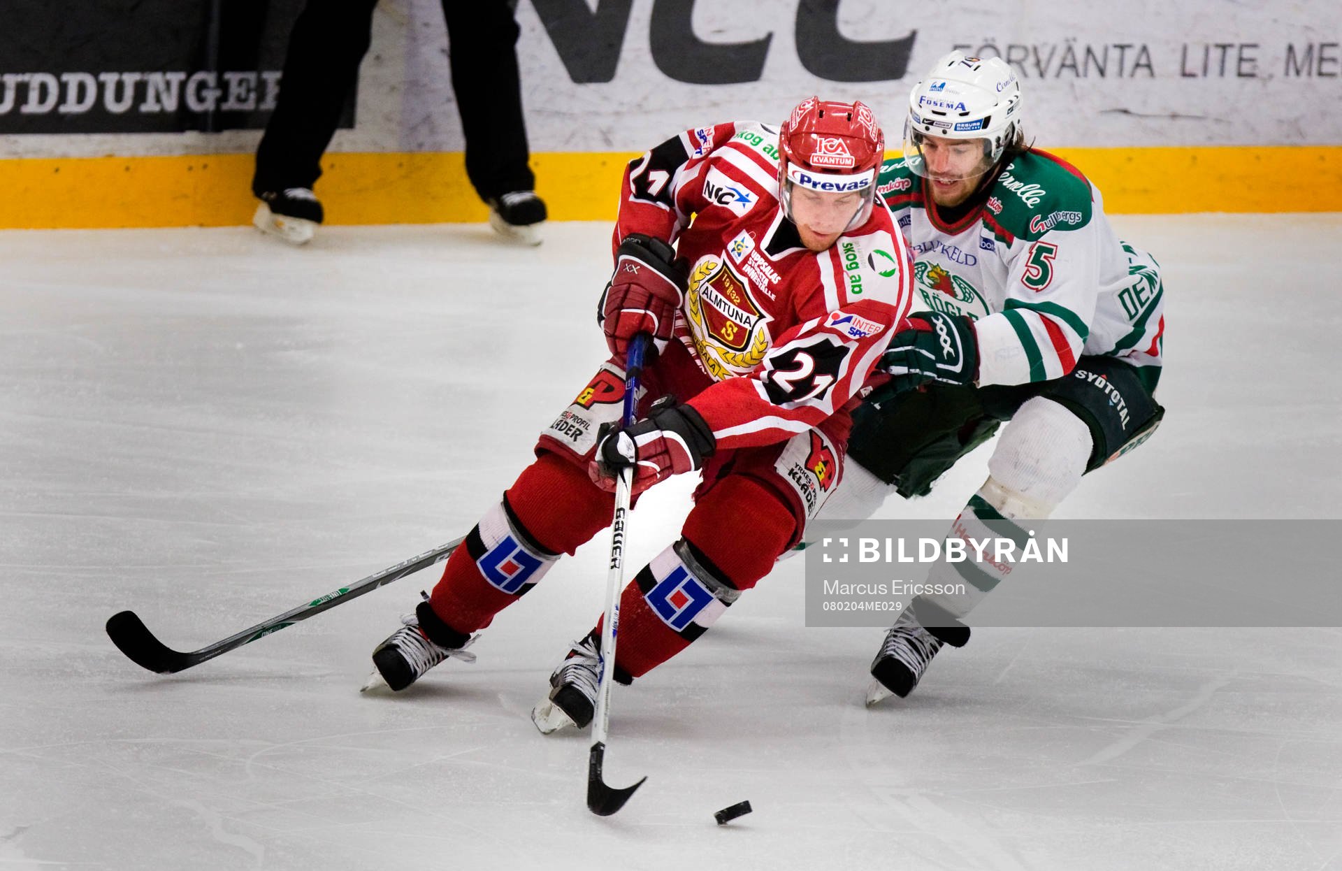 Jonathan Persson, Almtuna, och R. Demén-Willaume, Rögle