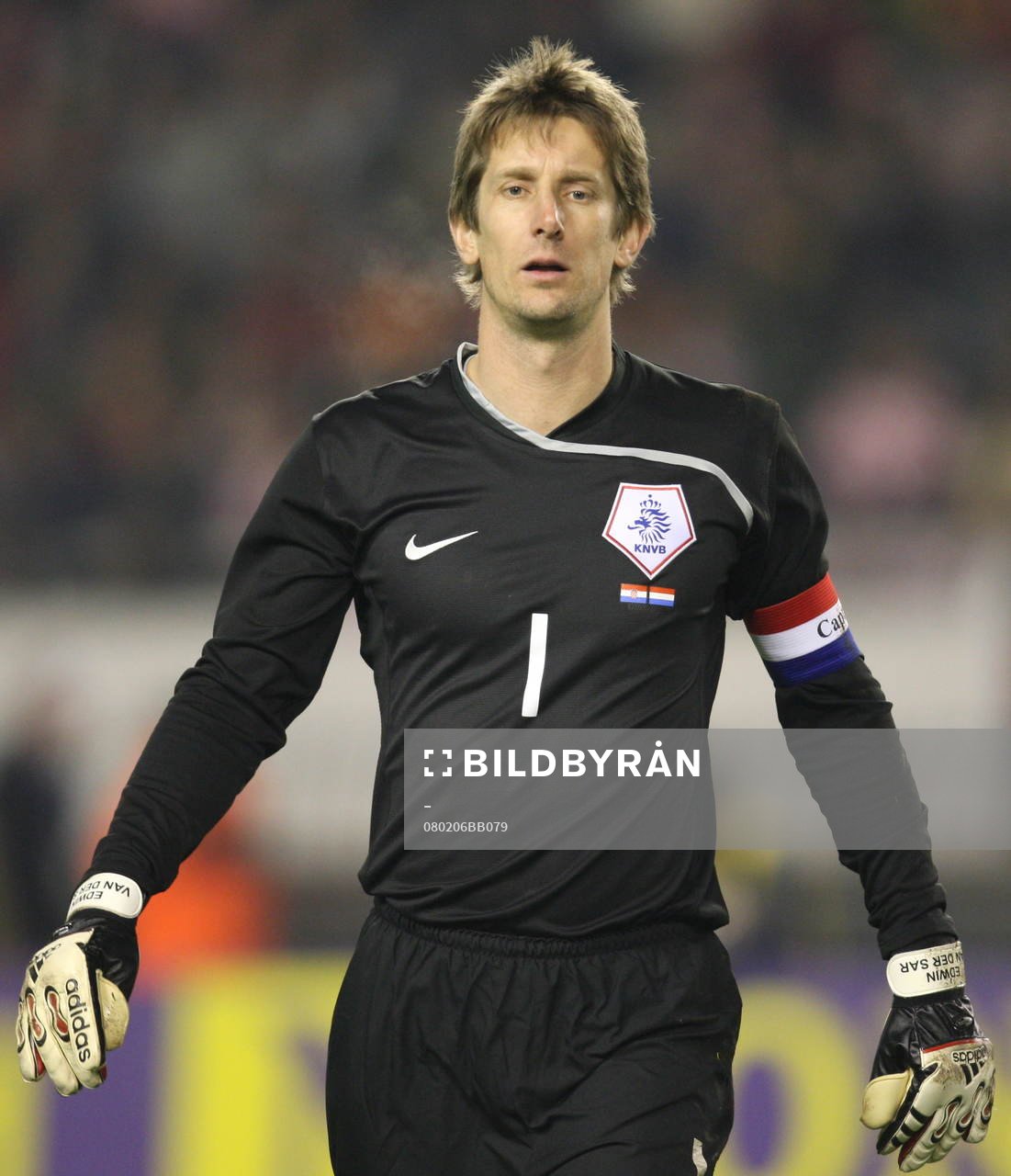 Edwin Van Der Sar, målvakt, porträtt