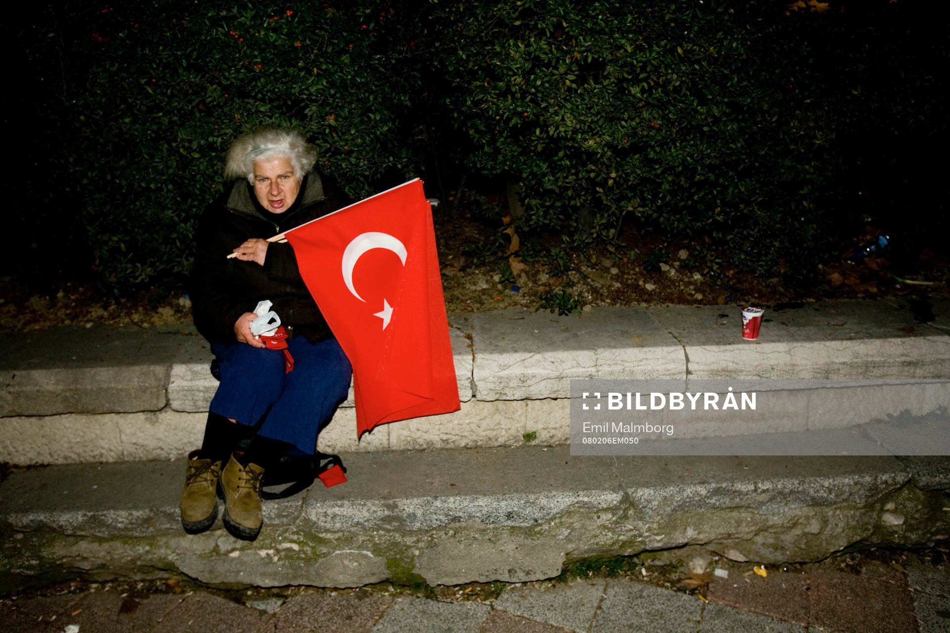 Supporter, flagga