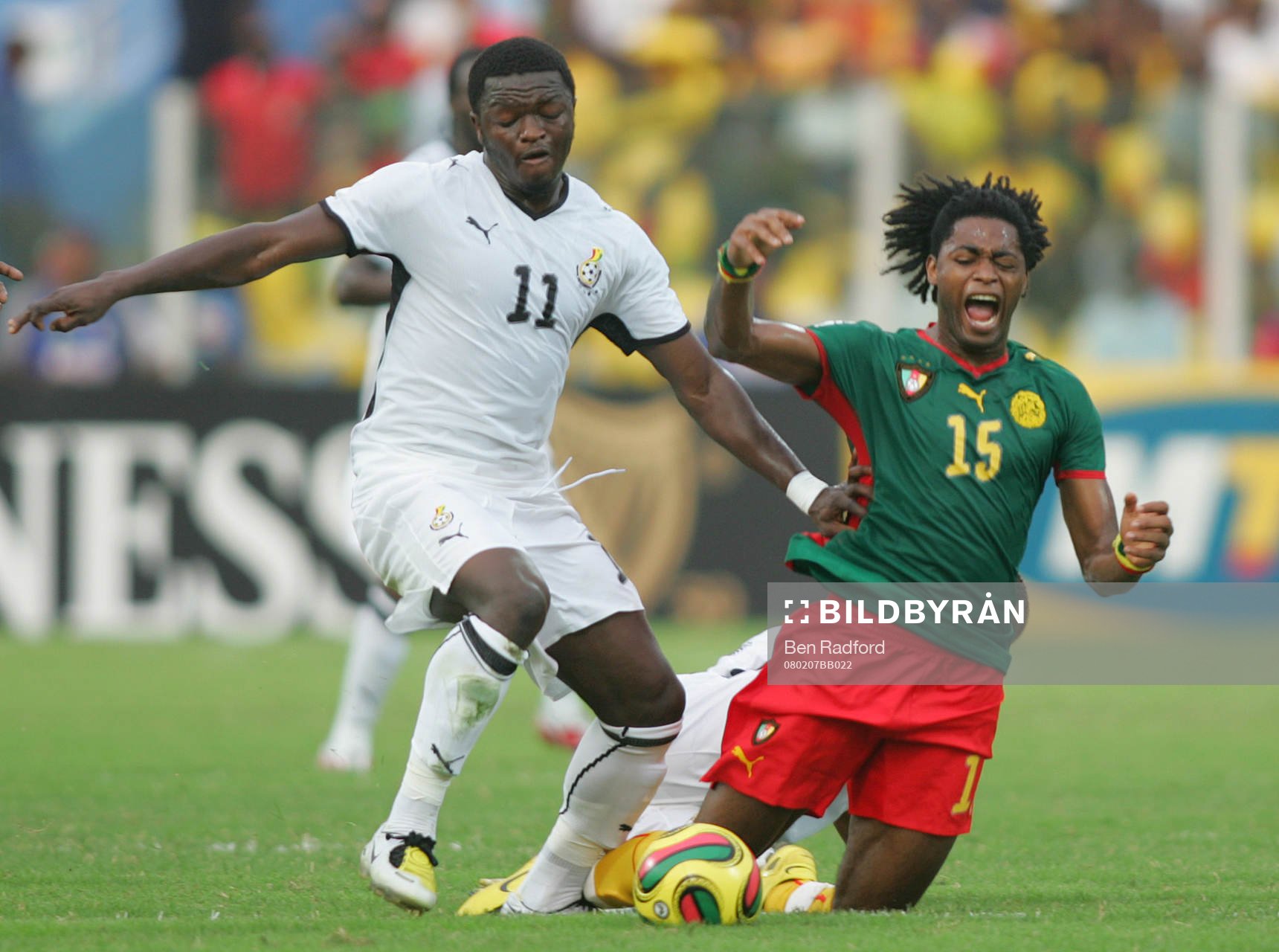  Sulley Muntari, Ghana och Alexandre Song Bilong, Kamerun