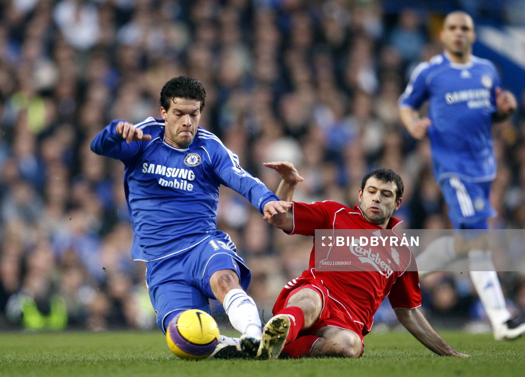 Michael Ballack, Chelsea och Javier Mascherano, Liverpool.