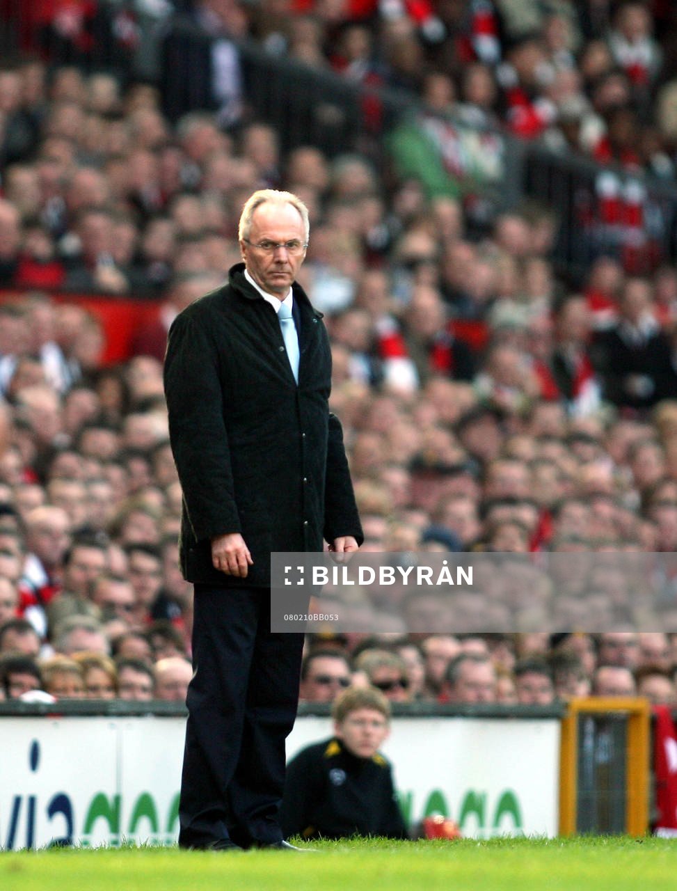  Sven Göran Eriksson, tränare, Manchester City.