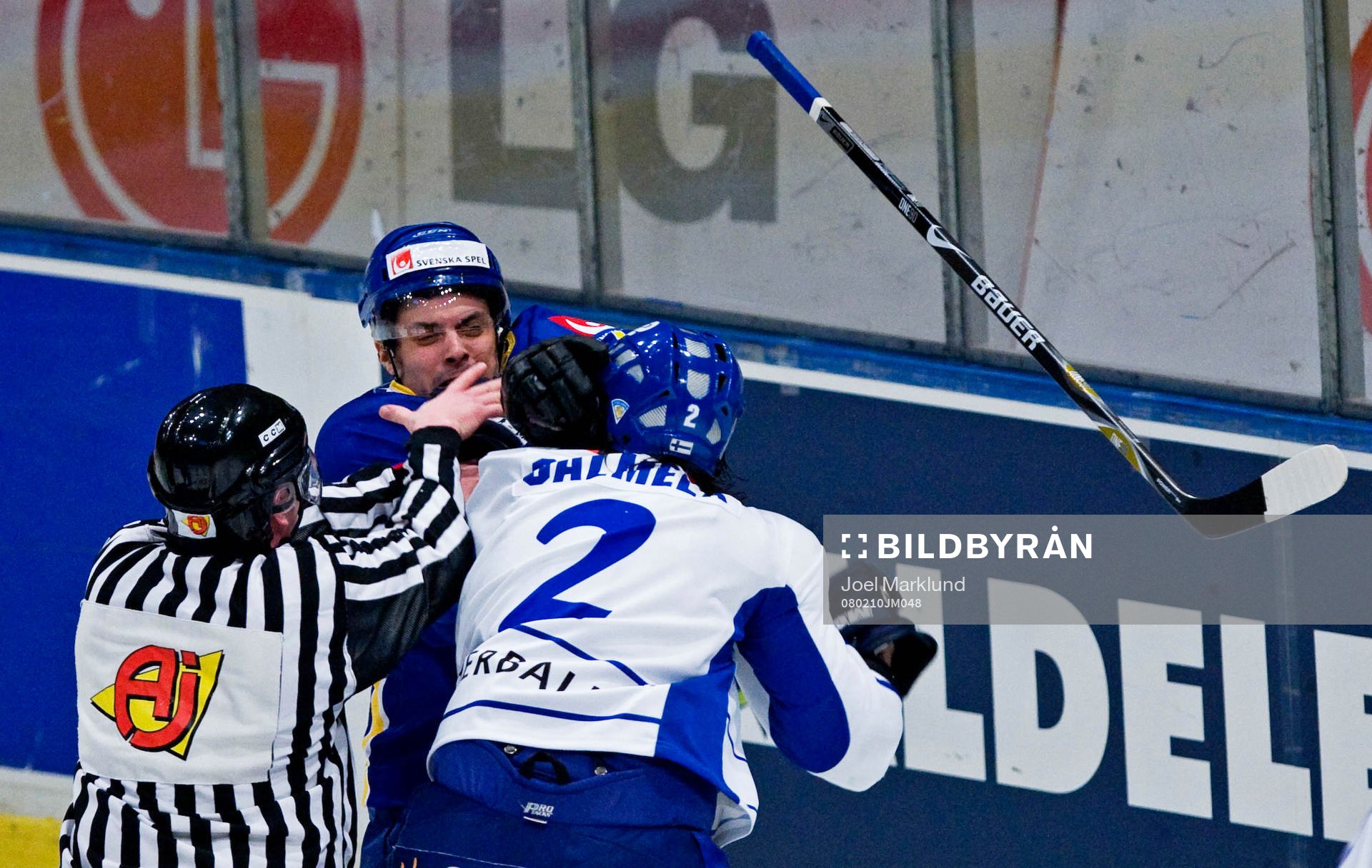 Daniel Widing, Sverige, och Anssi Salmela, Finland, i