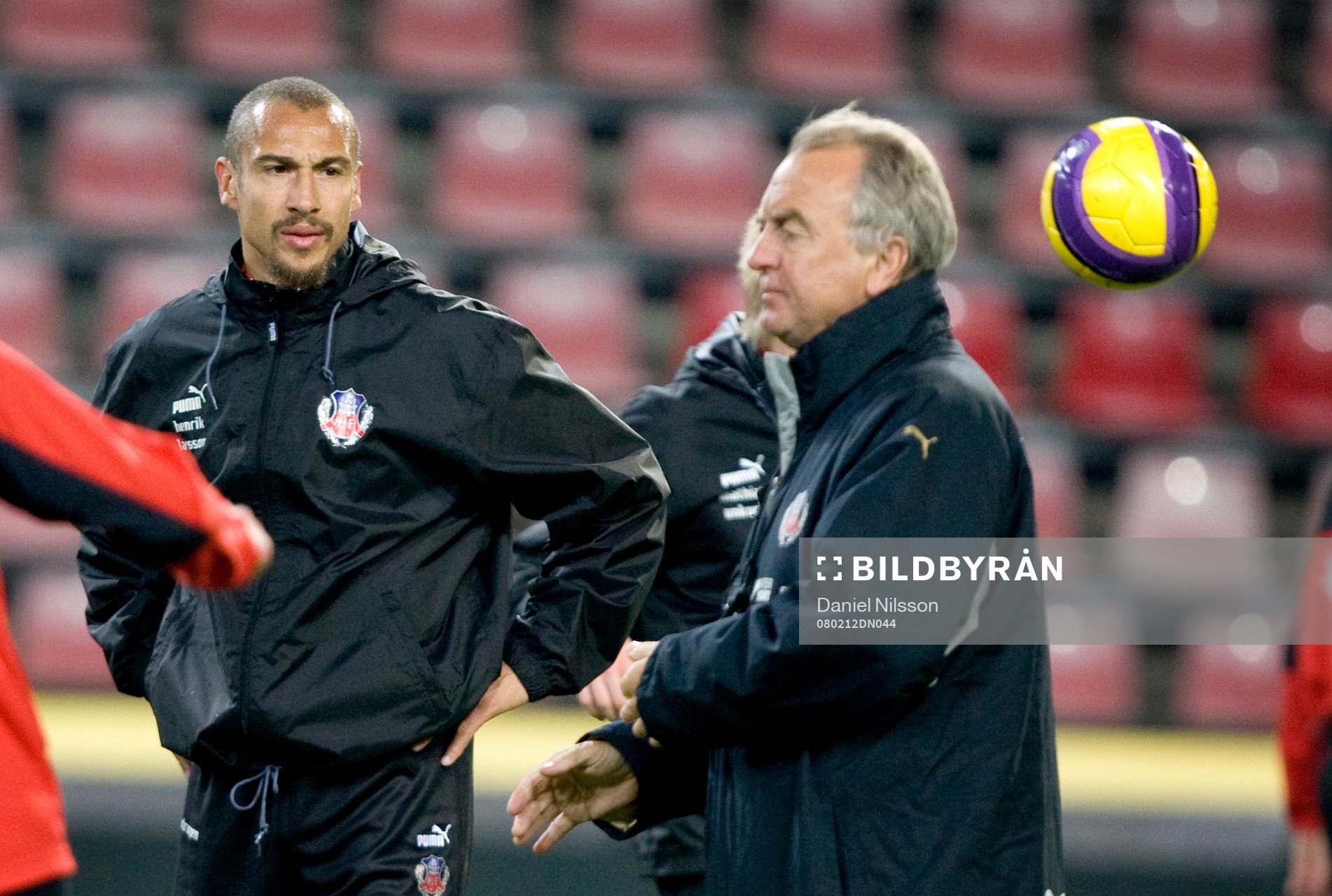 Henrik Larsson och Bosse Nilsson, tränare